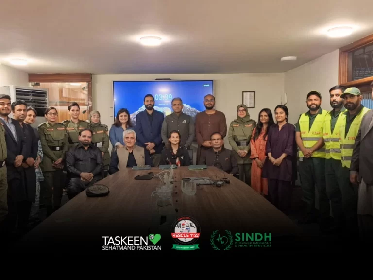 Taskeen Signs Tripartite MoU with Sindh Integrated Emergency - Featured